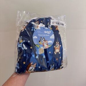 Little Sleepies Bluey crib sheet